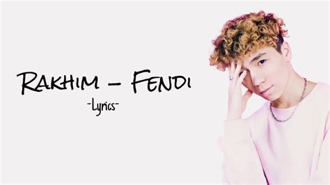 fendi rakhim lyrics.